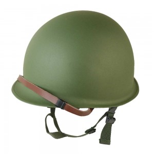 アメリカ軍 M-1 スチールヘルメット (スチールシェル+プラスチックライナー) OD レプリカ