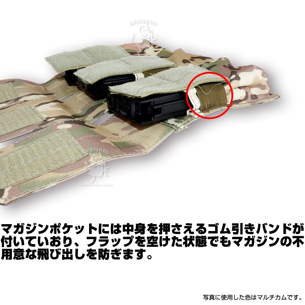 3連 マガジンポｰチ M4 M16 AK サバゲー